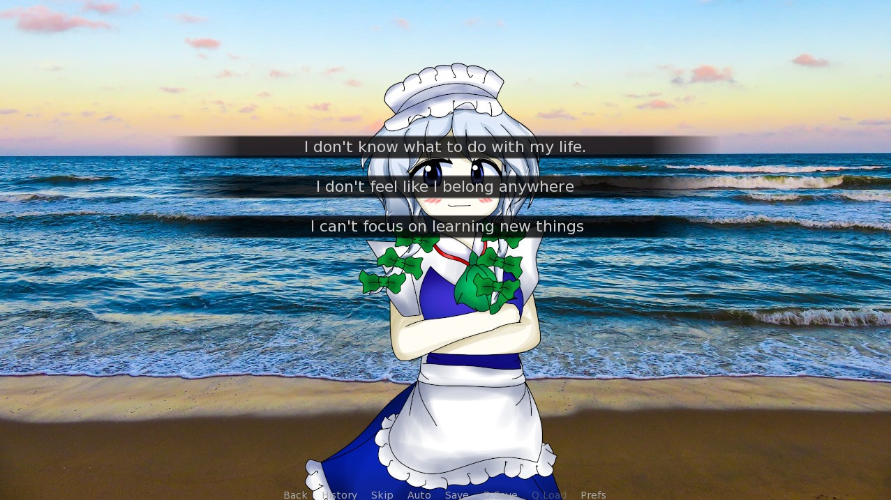 Sakuya Izayoi Gives You Advice and Dabs