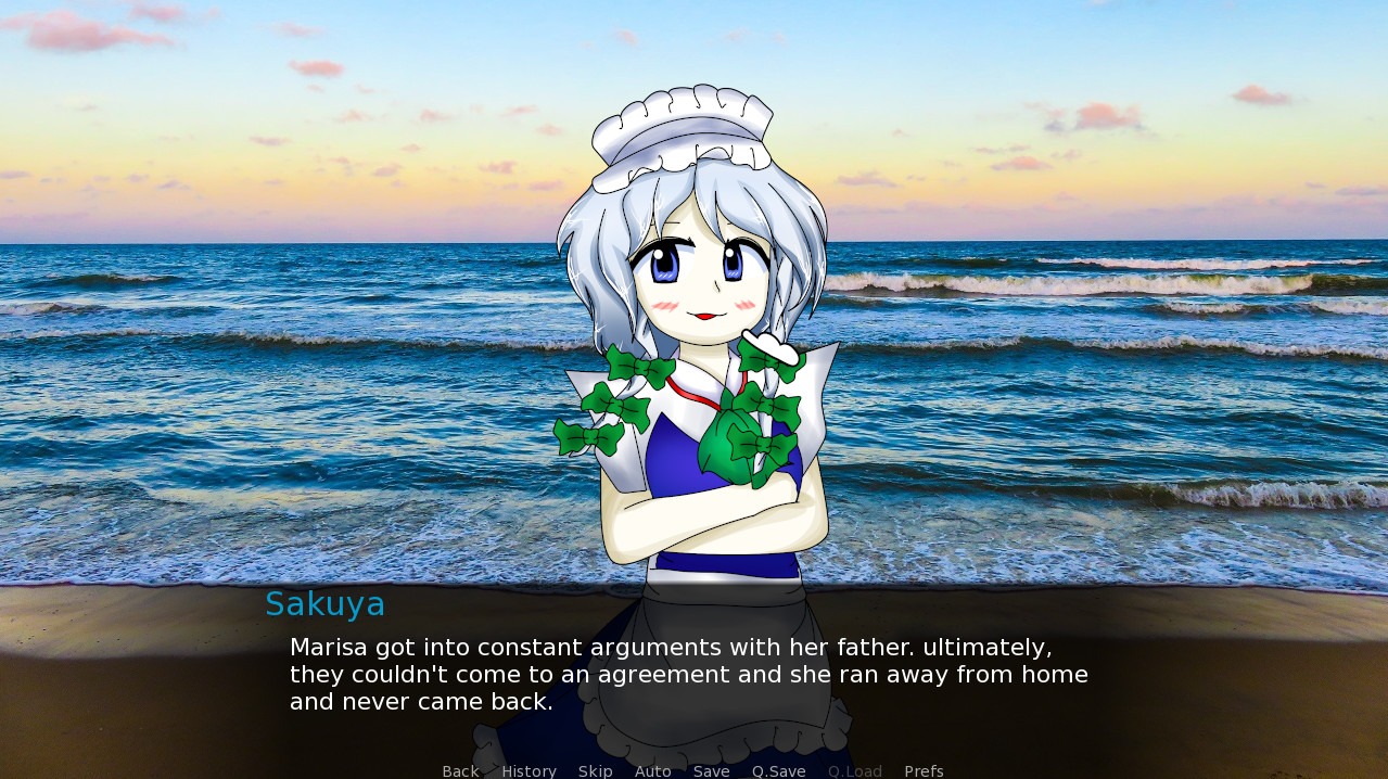 Sakuya Izayoi Gives You Advice and Dabs