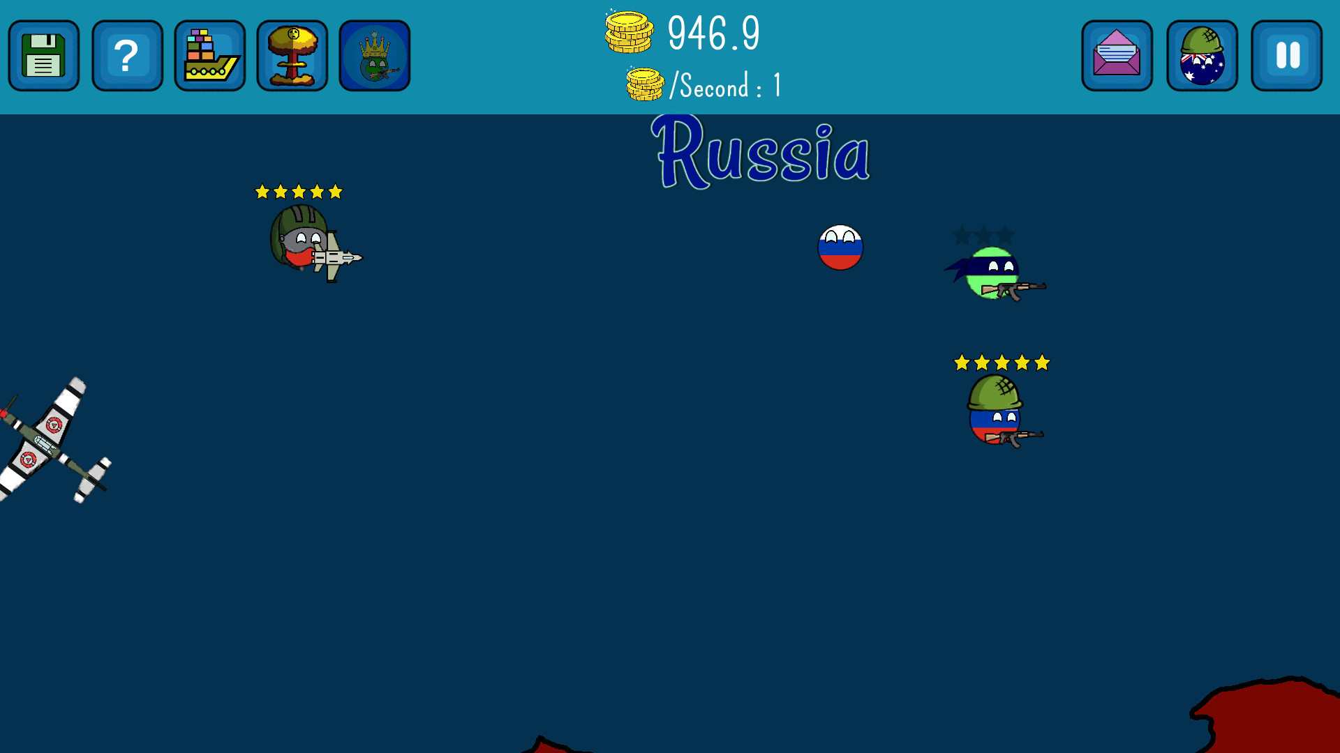 Dictators:No Peace Countryballs