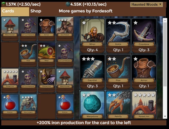 Creature Card Idle