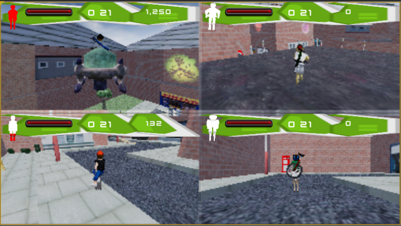 Alien street battle