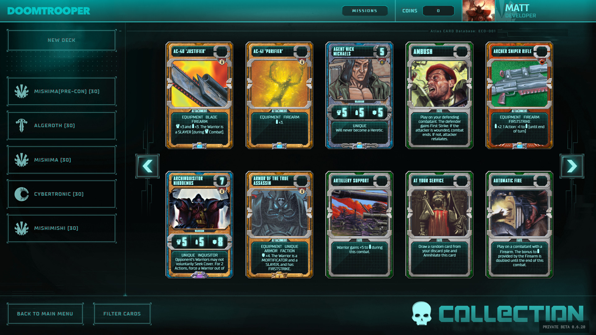 Doomtrooper CCG