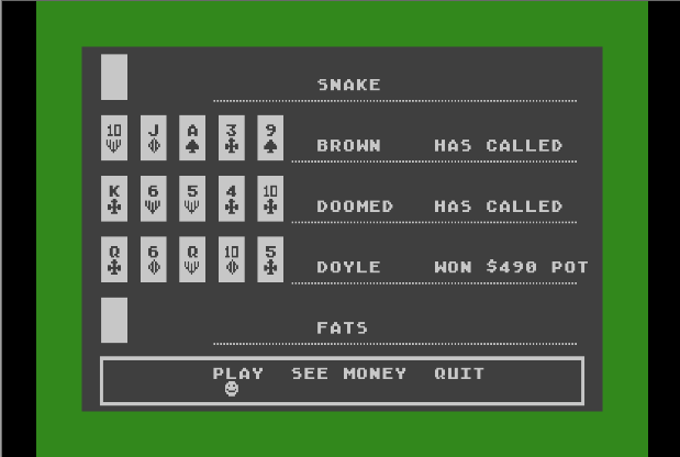 Five Card Stud Poker