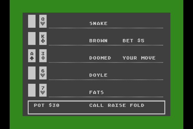 Five Card Stud Poker