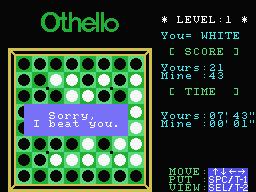 Computer Othello