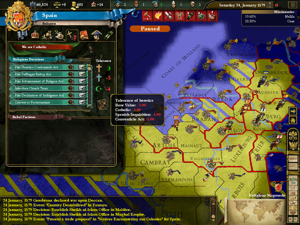 Europa Universalis III: In Nomine