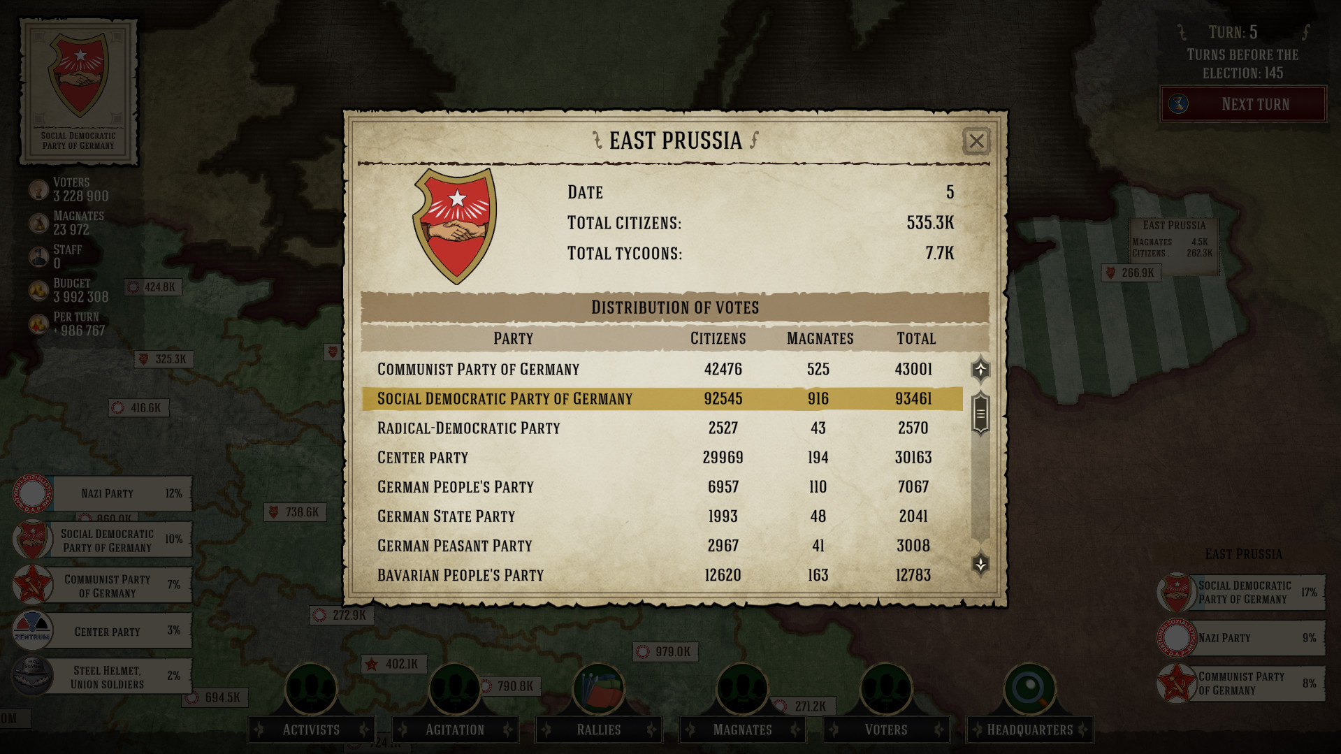 Evil Democracy: 1932