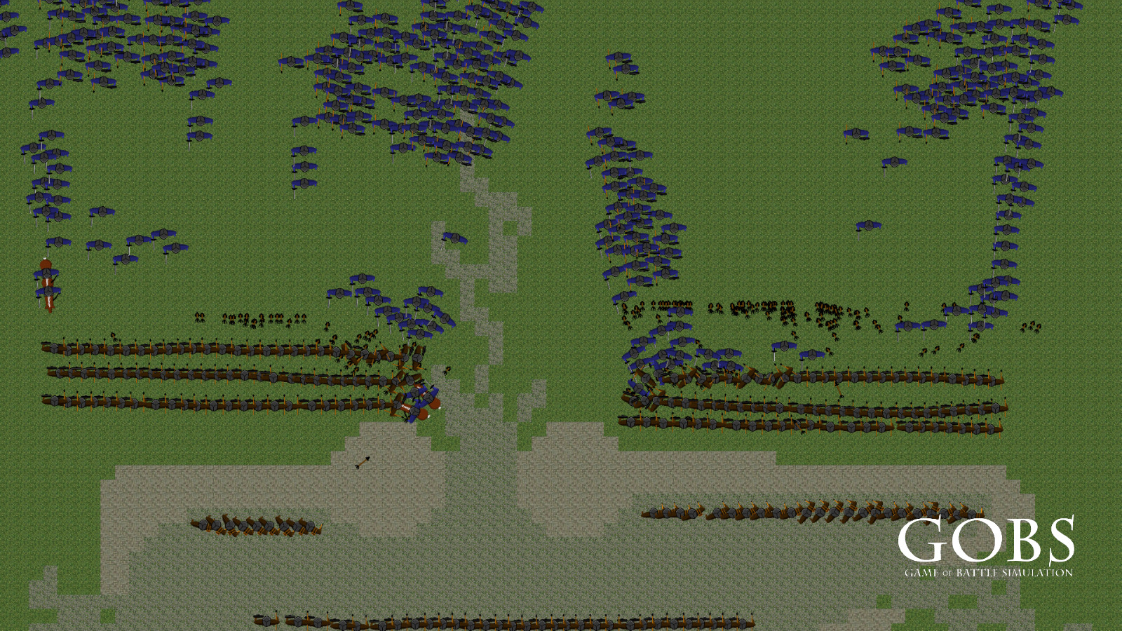 GOBS: Game of Battle Simulation