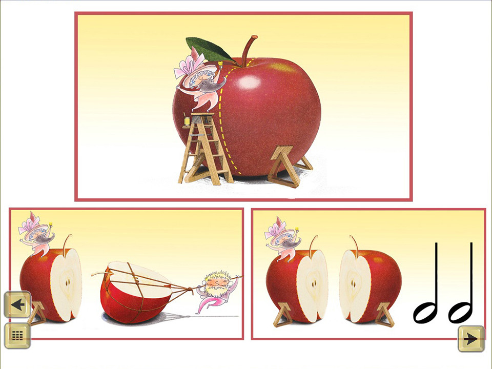 Adventures of musical tones and their notes