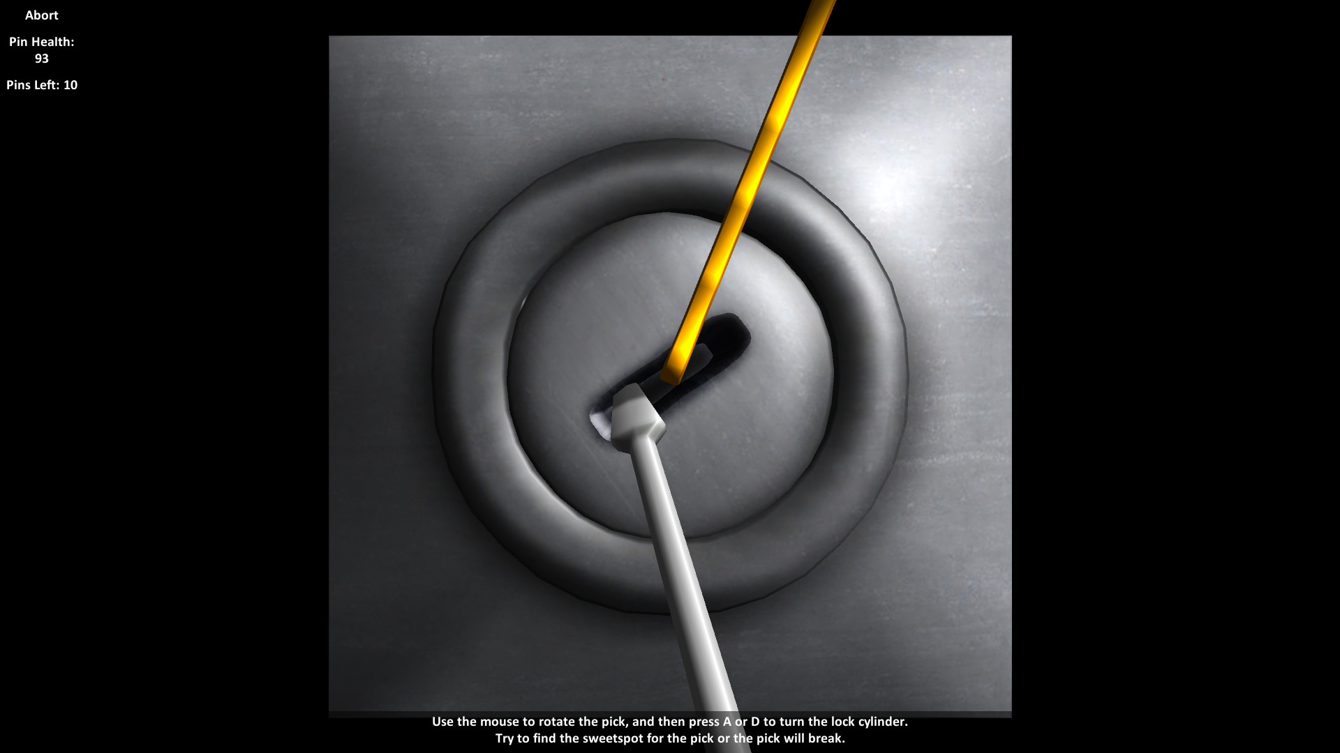 Hacking locks Simulator