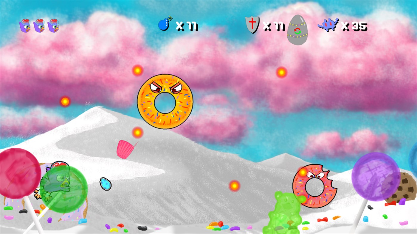 Purple Chicken Spaceman