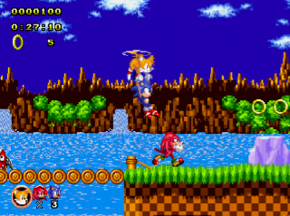 Knuckles the Echidna in Sonic the Hedgehog