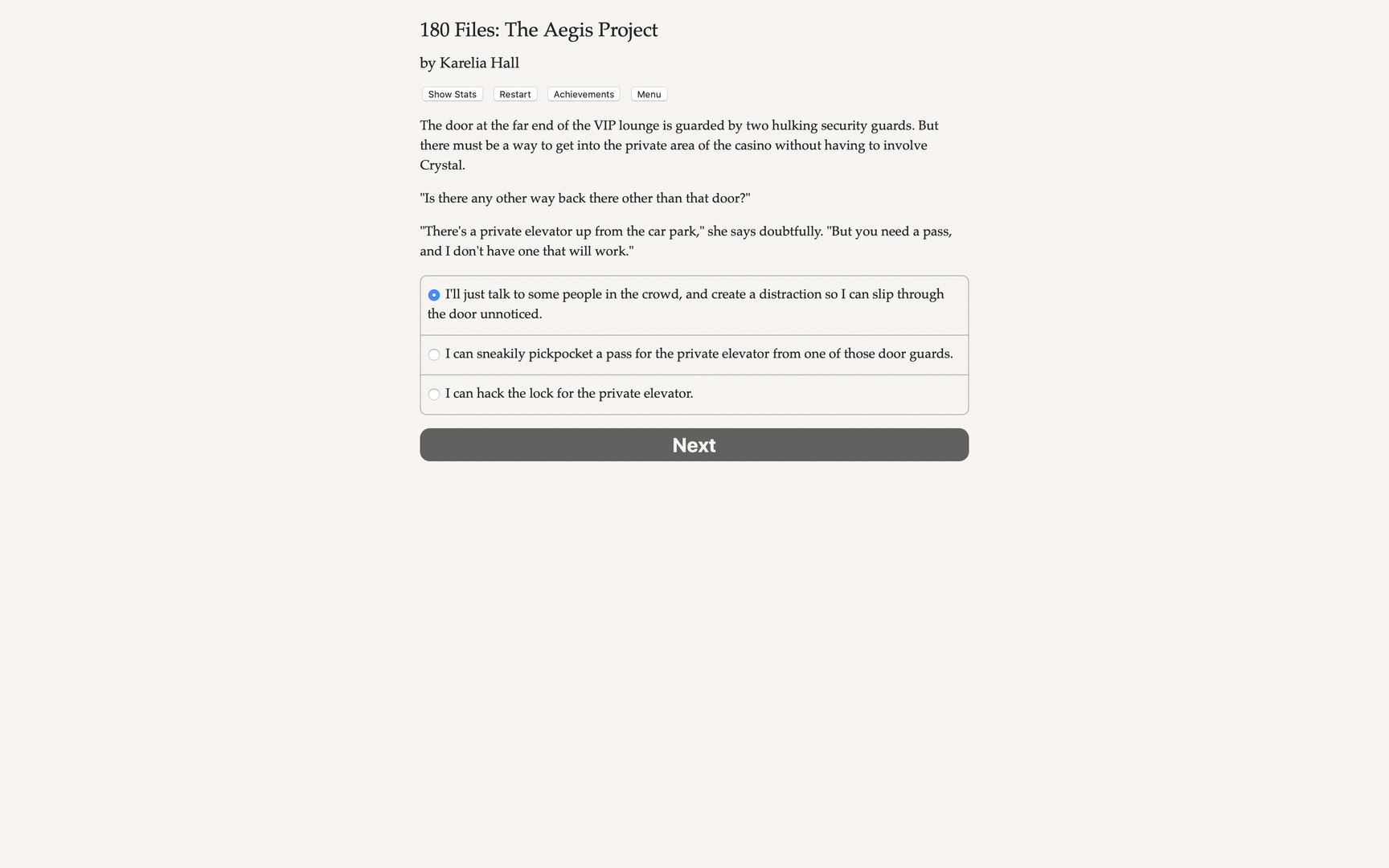 180 Files: The Aegis Project