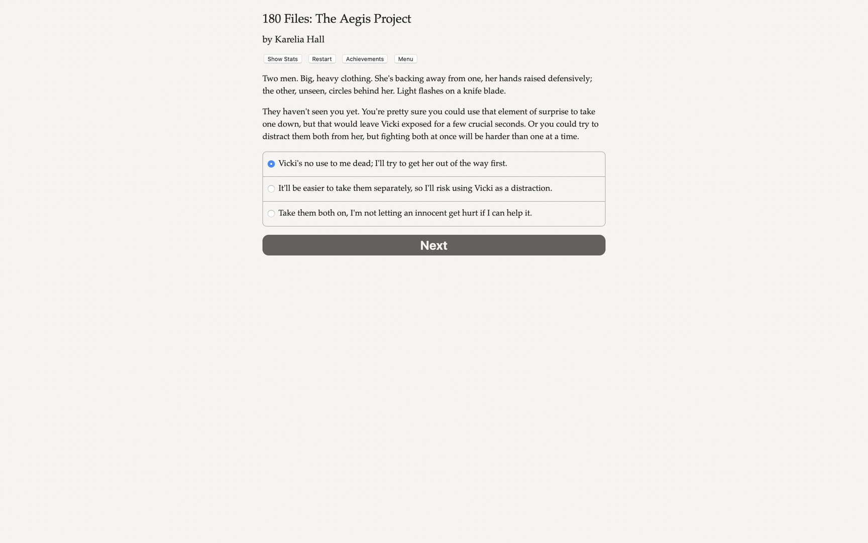 180 Files: The Aegis Project