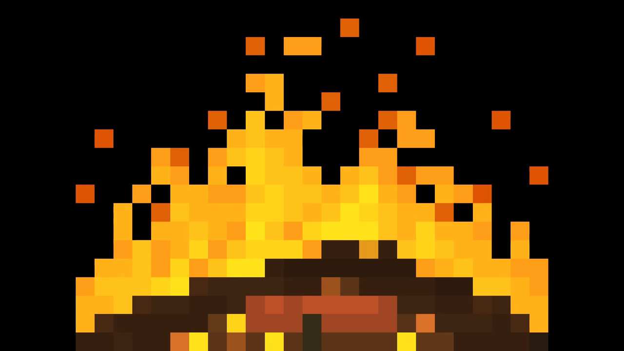 Pixel Fireplace