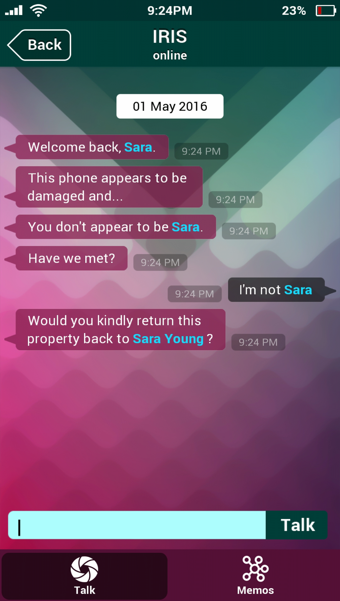 Sara is Missing