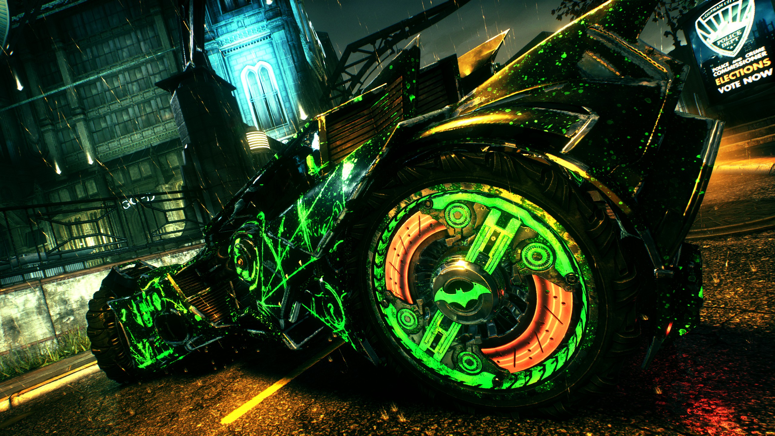 Batman: Arkham Knight – Riddler Themed Batmobile Skin