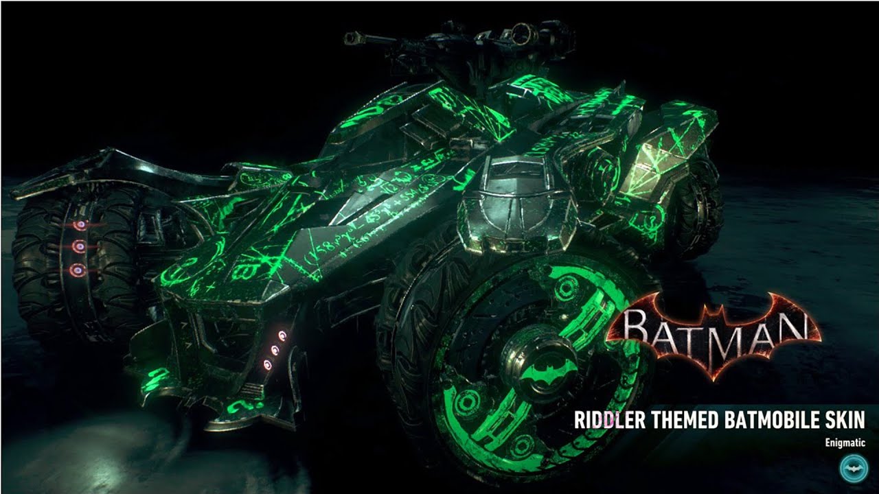 Batman: Arkham Knight – Riddler Themed Batmobile Skin