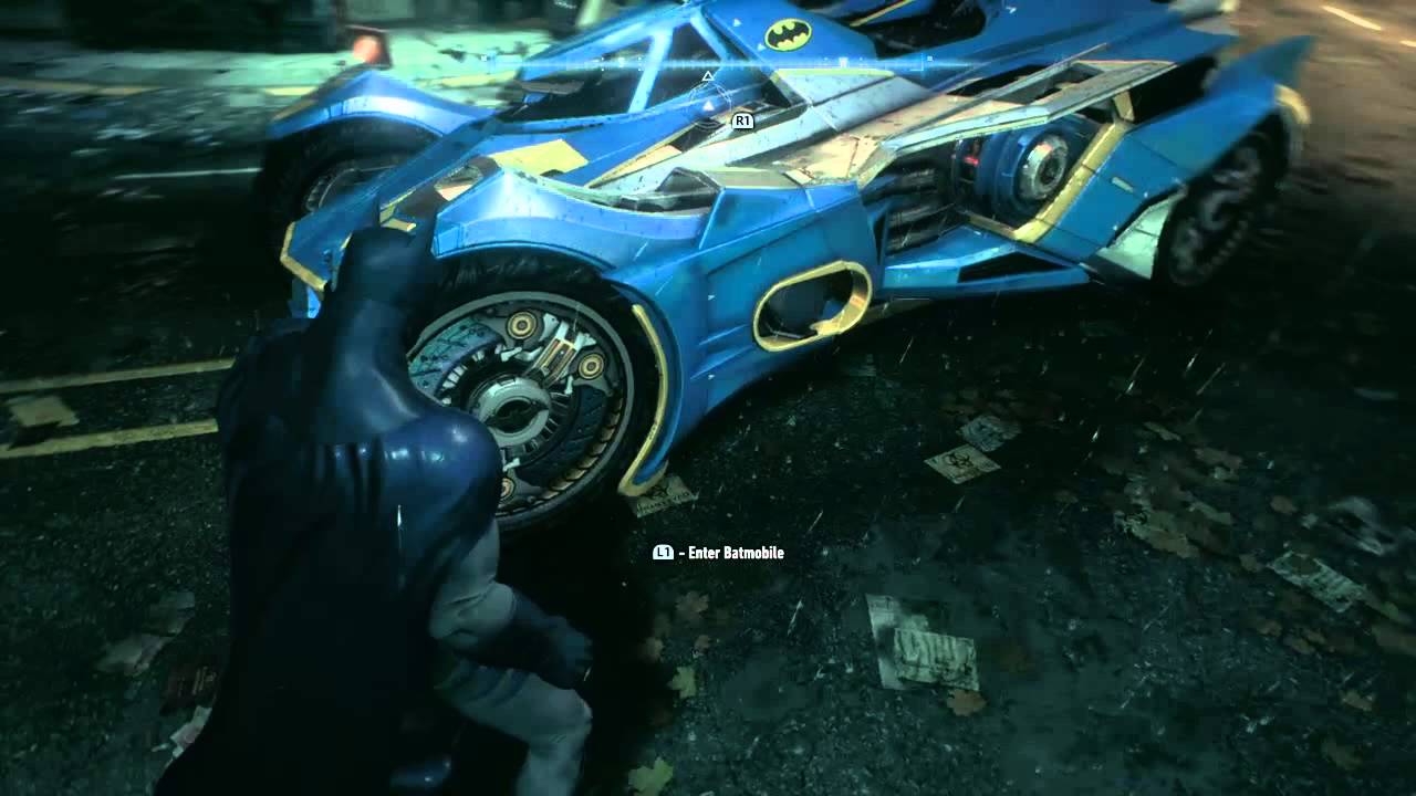 Batman: Arkham Knight – 1970s Batman Themed Batmobile Skin