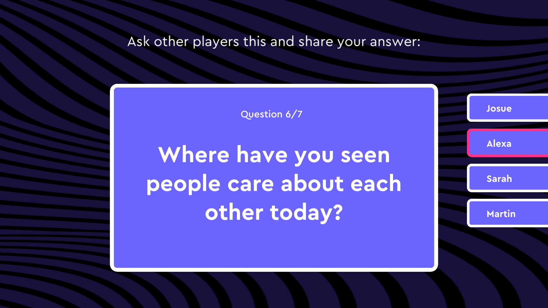 Wild Honesty: A Party Game for Deeper Conversations