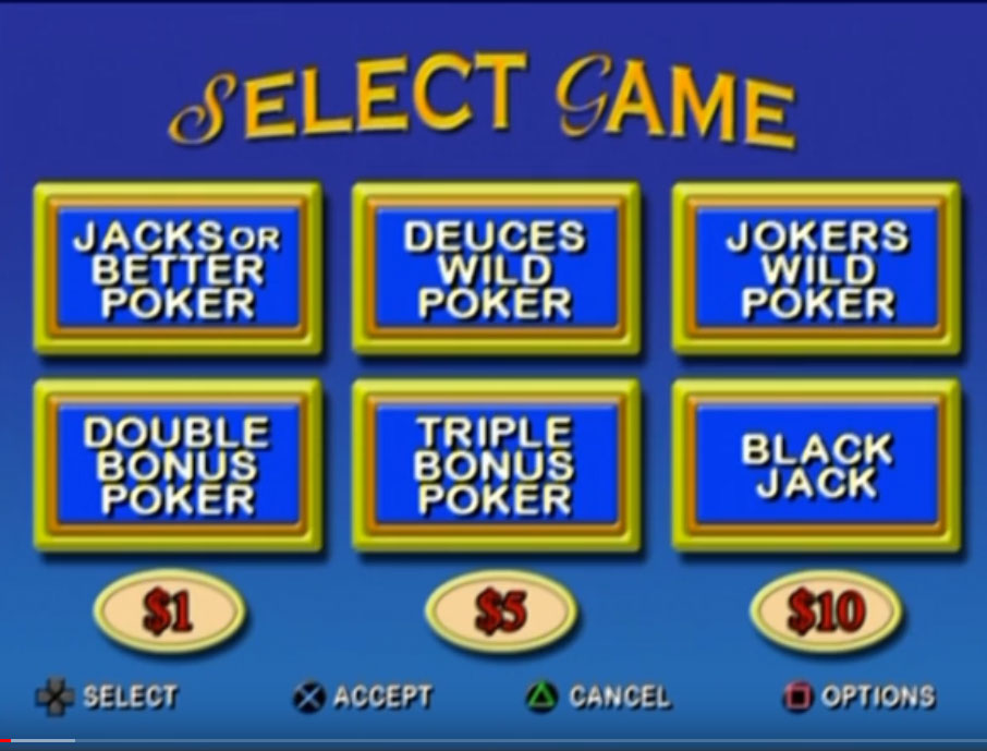 Video Poker &amp; Blackjack