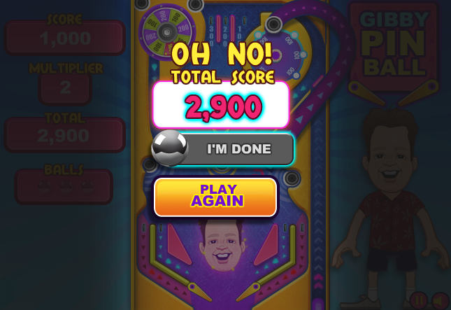 iCarly: Gibby Pinball