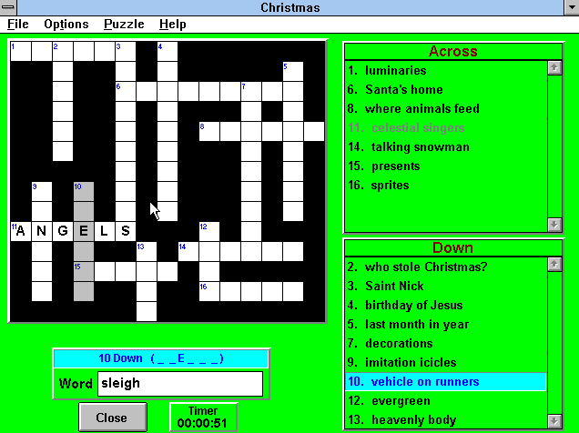 Crosswords &amp; More for Windows