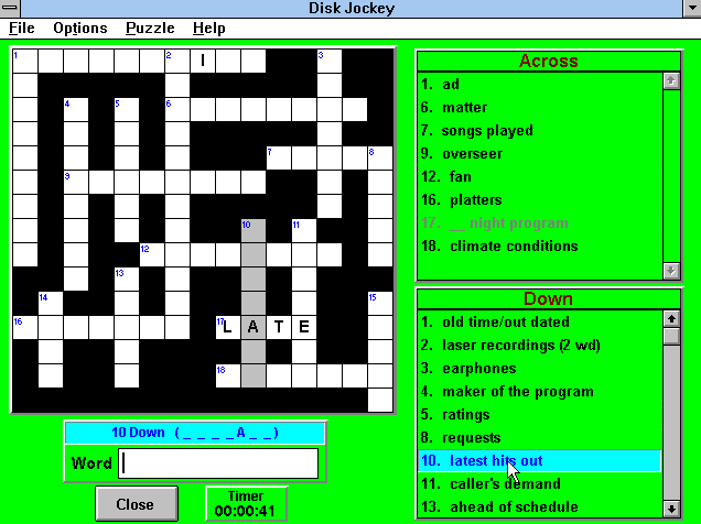 Crosswords &amp; More for Windows
