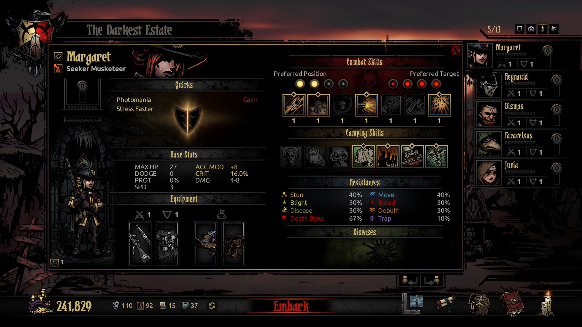 Darkest Dungeon: The Musketeer