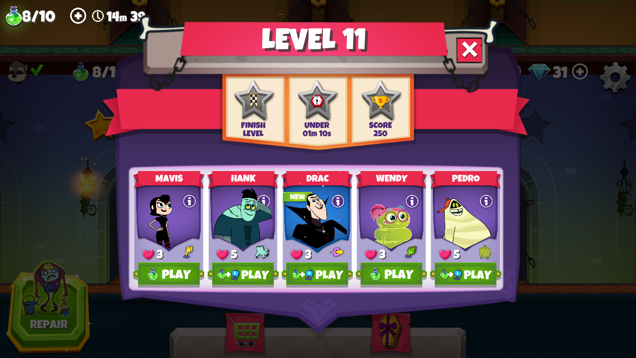 Hotel Transylvania Adventures: Run, Jump, Build!