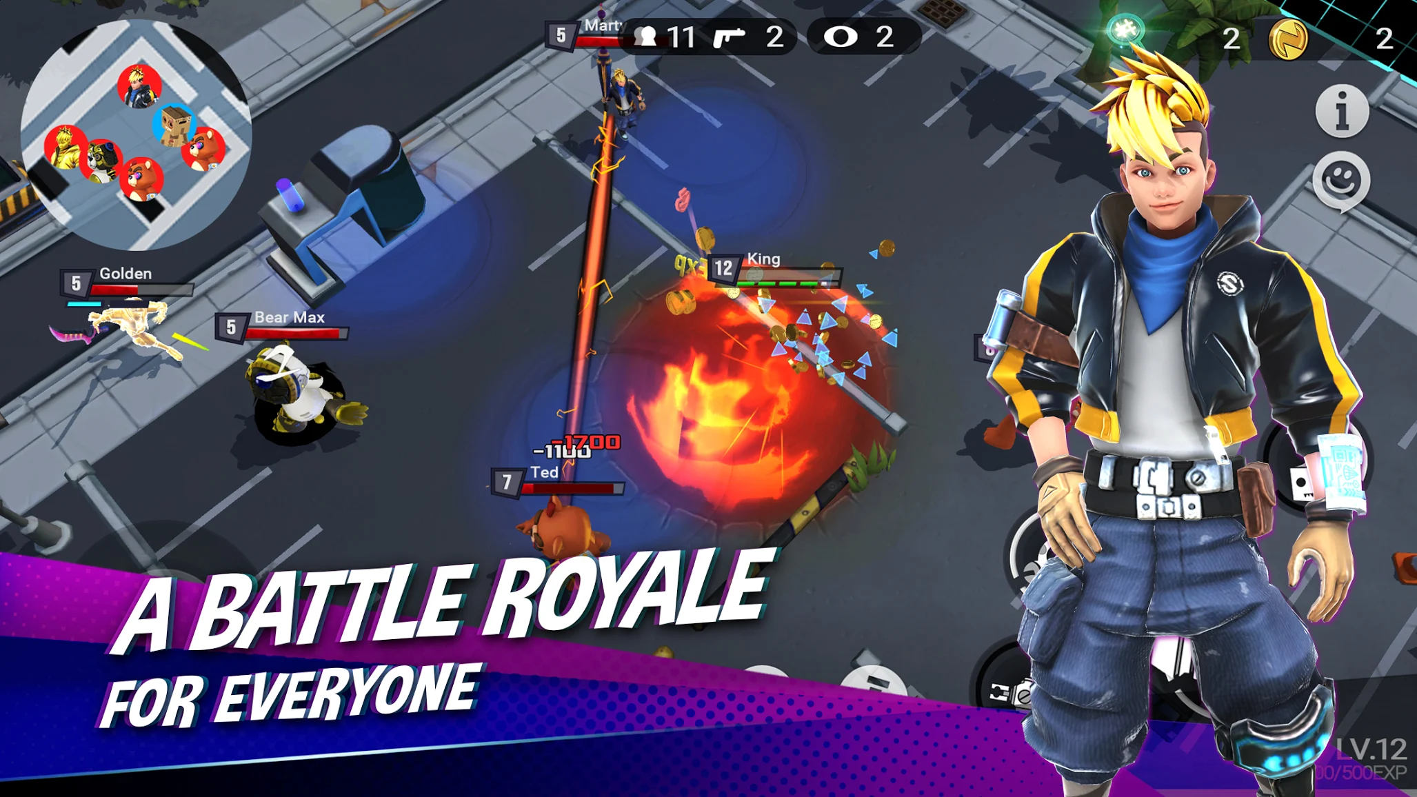 Battlepalooza: Free PvP Arena Battle Royale
