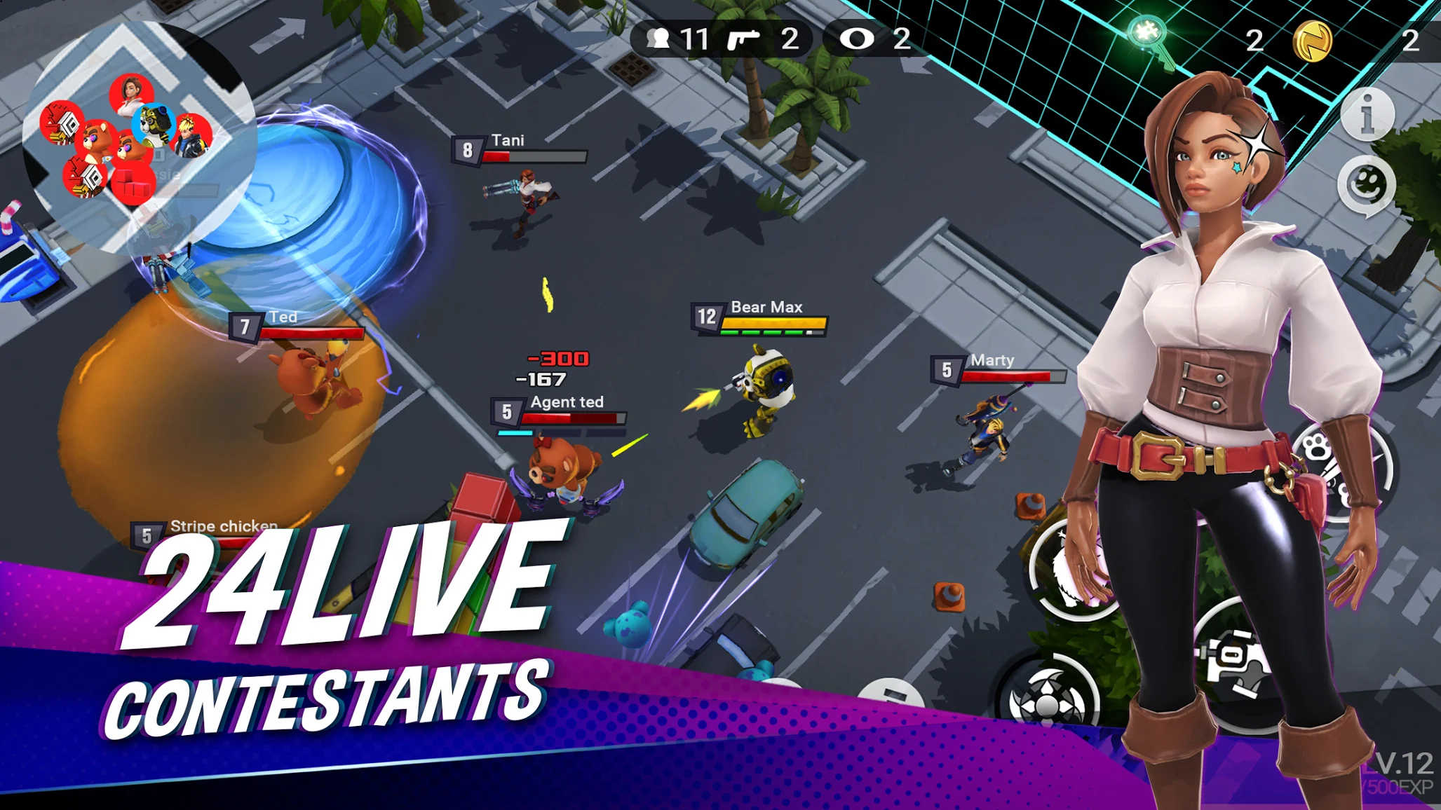 Battlepalooza: Free PvP Arena Battle Royale