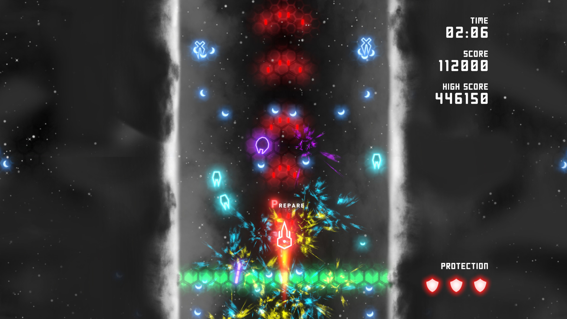 Neon Ships: The Type’em Up Shooter