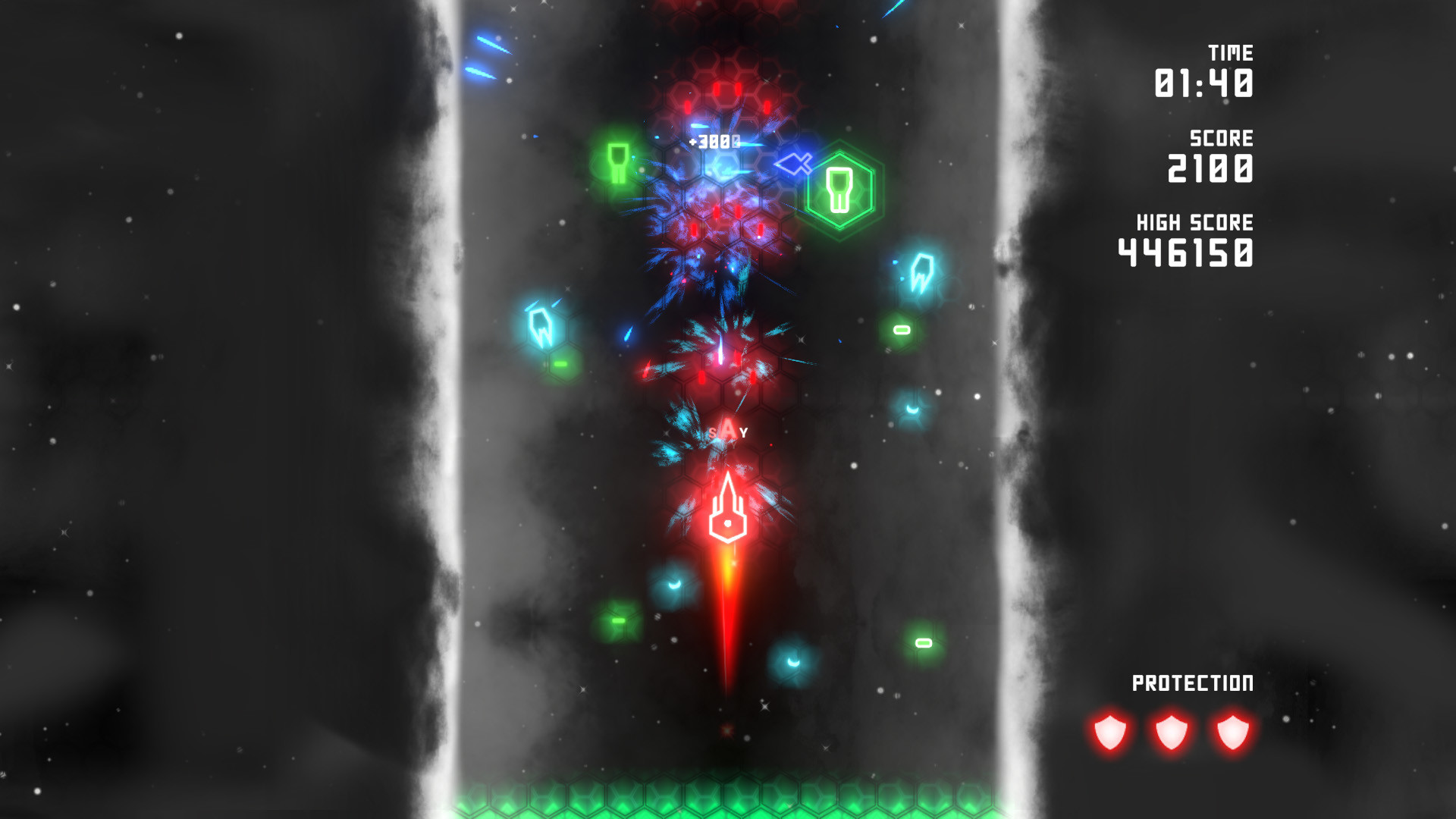 Neon Ships: The Type’em Up Shooter