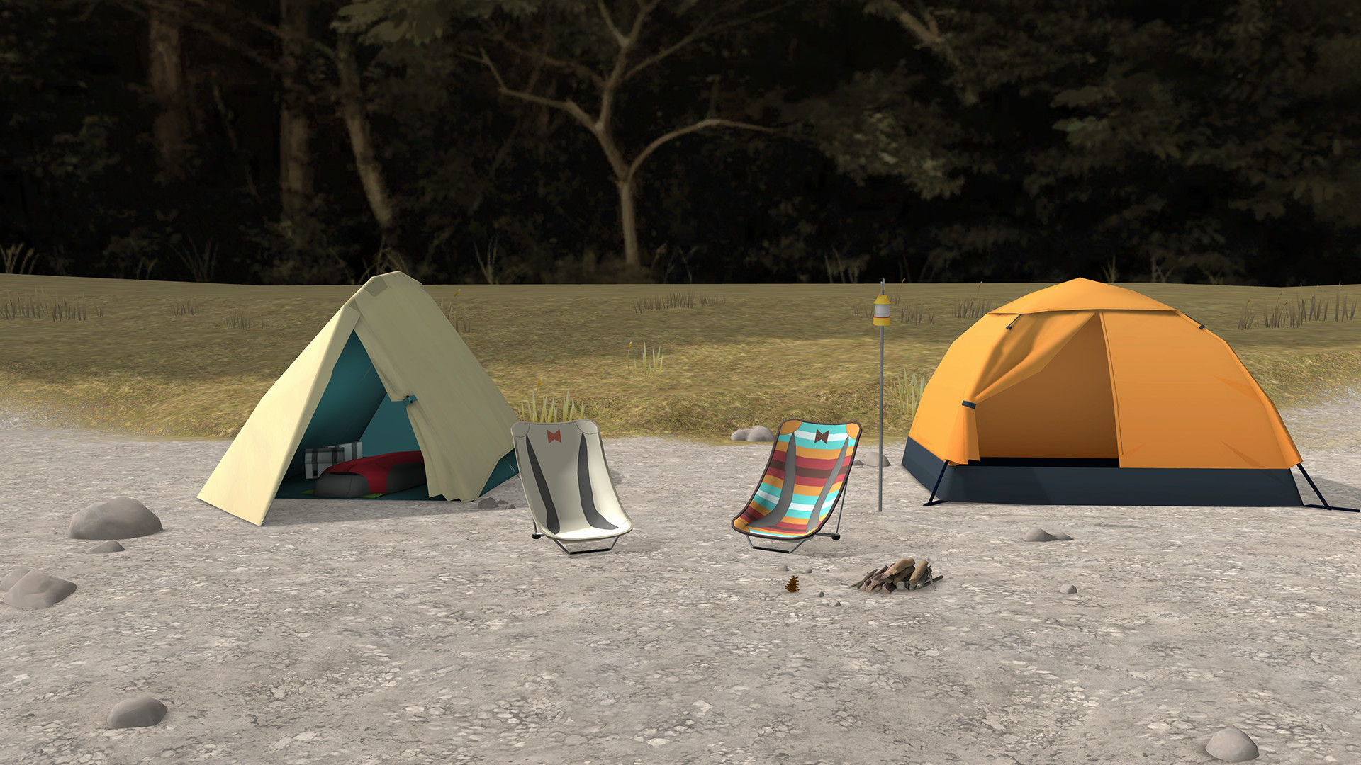 Laid-Back Camp: Virtual – Lake Motosu