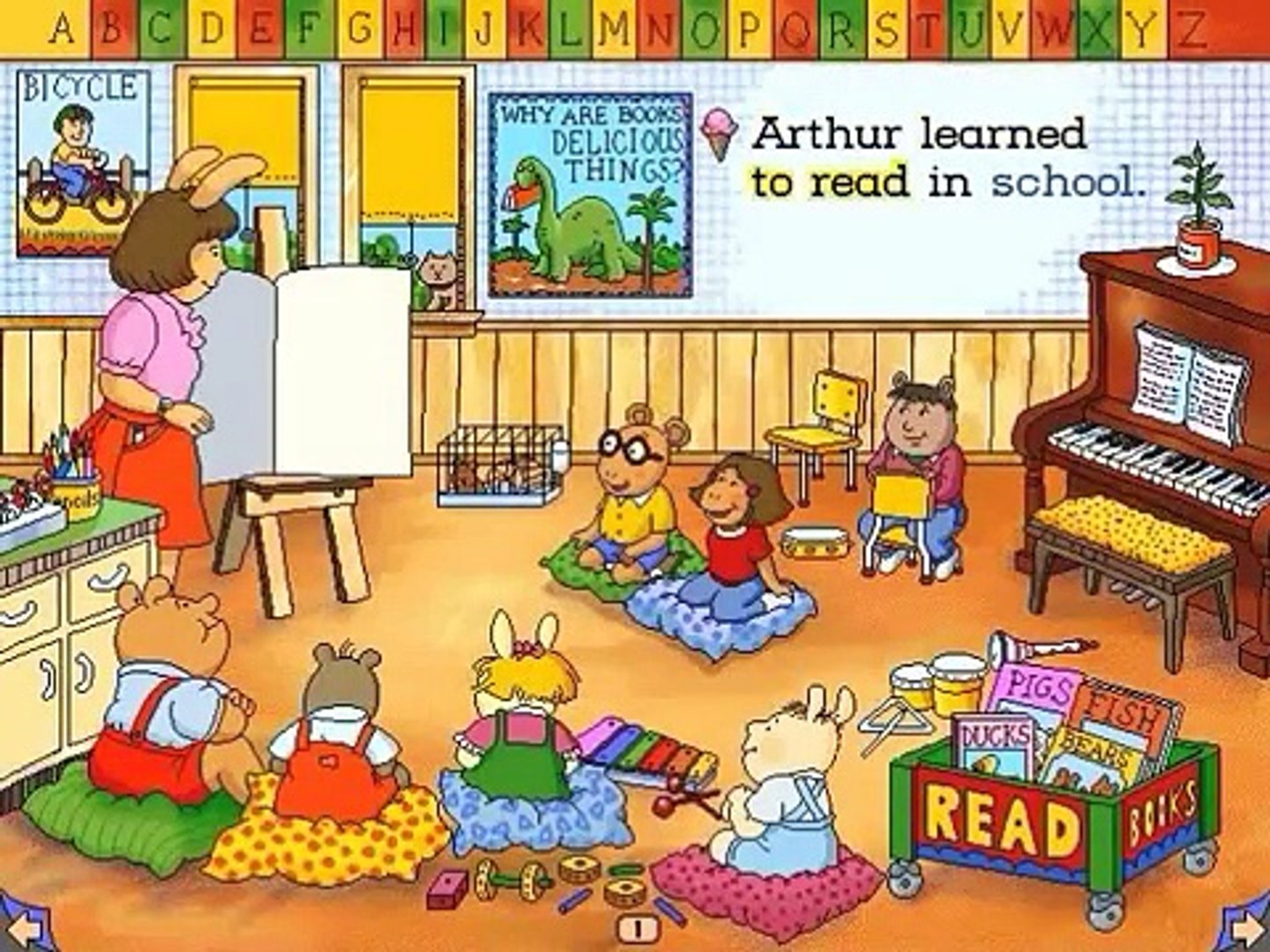 Living Books: Arthur’s Reading Race