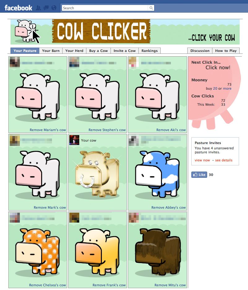 Cow Clicker