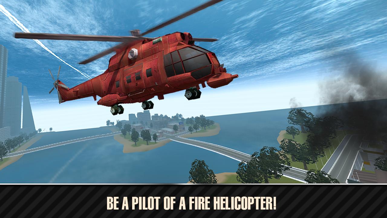 Emergency Fire Helicopter Simulator 3D