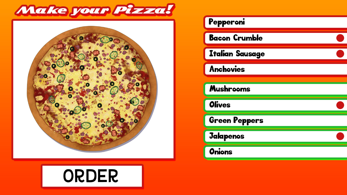 Order A Pizza: A Visual Novel