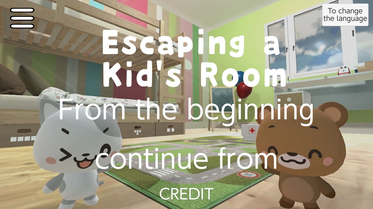 Escaping a Kid’s Room: The Adventures of Nyanzou &amp; Kumakichi – Escape Game Series
