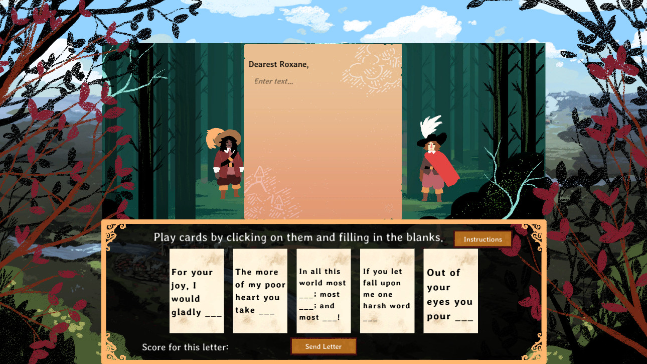 LudoNarraCon Supporter Pack featuring Cyrano