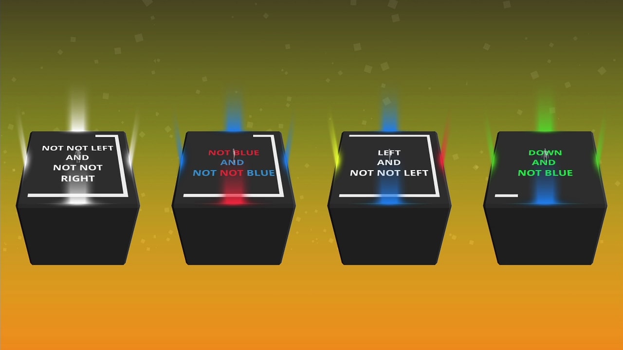 Not Not: A Brain Buster