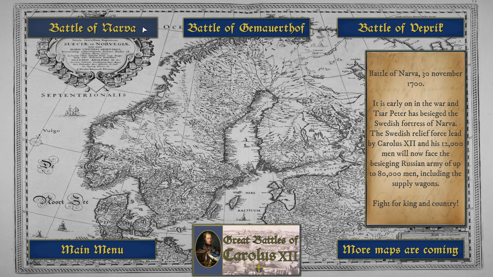 Great Battles of Carolus XII