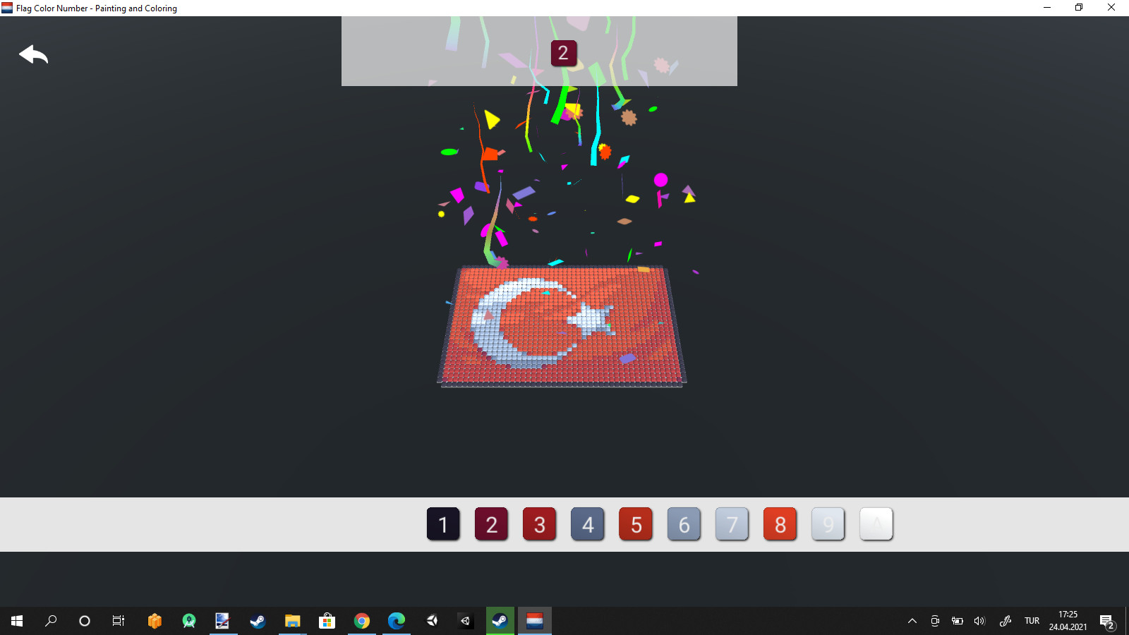 Flag Color Number: Painting and Coloring