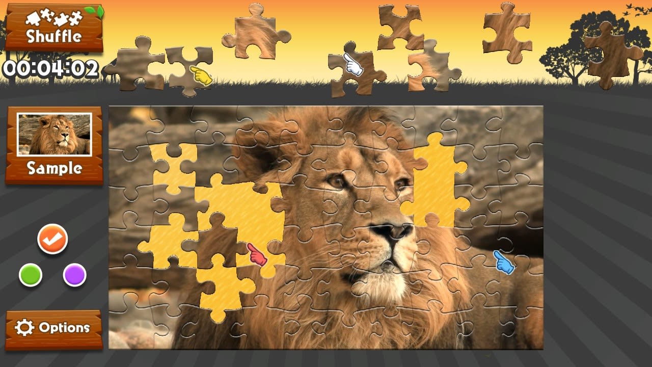 Animated Jigsaws: Wild Animals