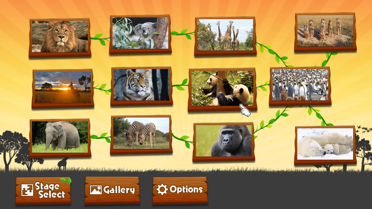 Animated Jigsaws: Wild Animals