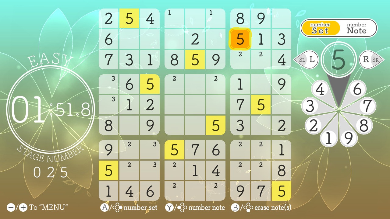 Sudoku Relax 3 Autumn Leaves