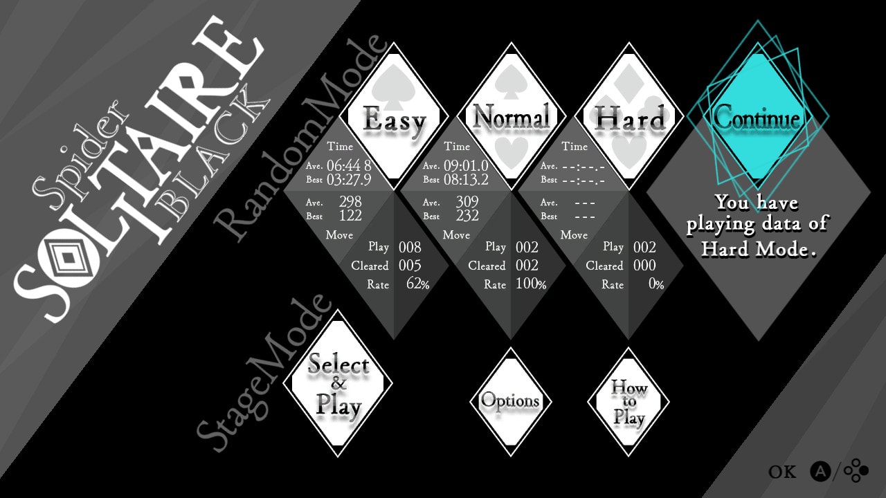 Spider Solitaire Black