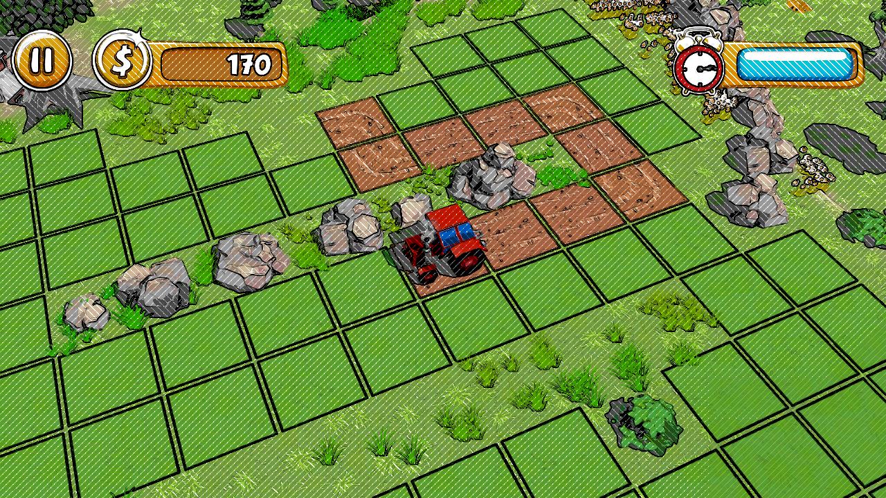 Puzzle Plowing A Field