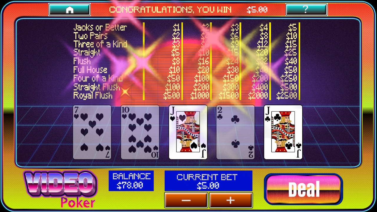 Video Poker at Aces Casino